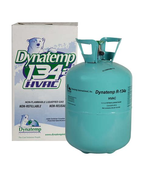 Products L1387 Dynatemp Refrigerants R134a Refrigerant Contained In