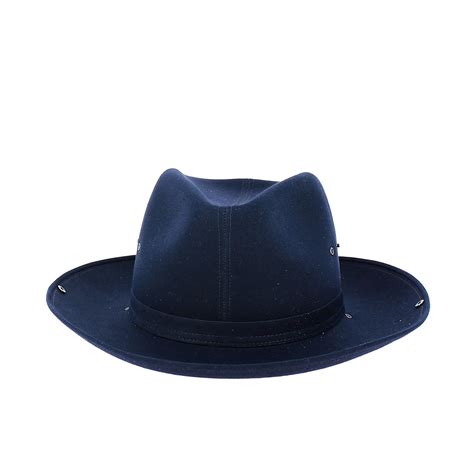 Camargue Hat Pampa Blue Navy Crambes Reference 12178 Chapellerie
