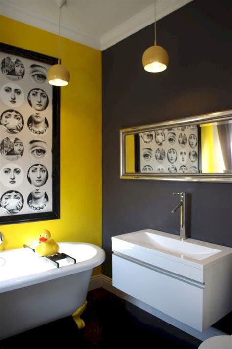 Brightly Dazzling Yellow Bathroom Ideas For Fresh Look Seemhome