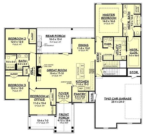 Maybe you would like to learn more about one of these? Modern Style House Plan - 4 Beds 2.5 Baths 2373 Sq/Ft Plan ...