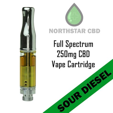 Cbd Vape Cartridge Full Spectrum 250mg Sour Diesel Northstar Cbd