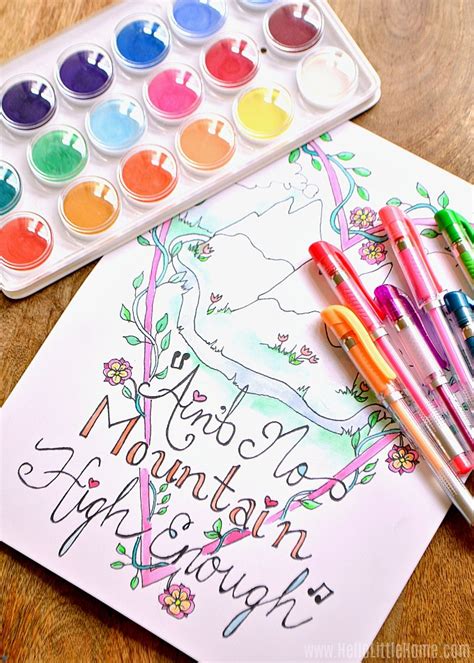 Print Your Own Coloring Pages