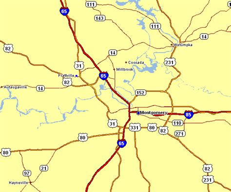 Area Map Of Montgomery