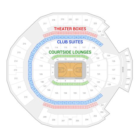 Chase Center Seating Chart With Seat Numbers