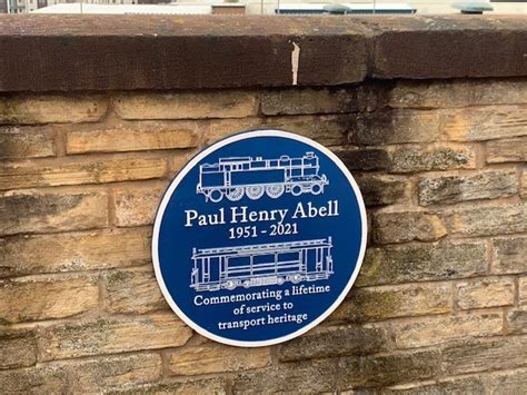 New Blue Plaque At Greater Manchester Station Honours Railway Historian