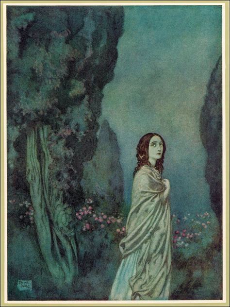 EdgarAllanPoe Illustrations By Edmund Dulac For The Poetical Works