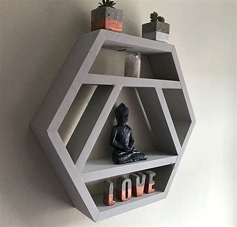 Pin By Lovelifewood On Special Crystal Homes Display Shelves Hexagon