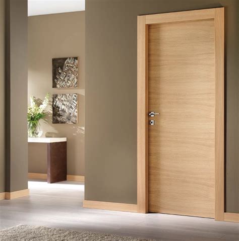 China Walnut Veneer Flush Wooden Main Door Design - China Main Door 