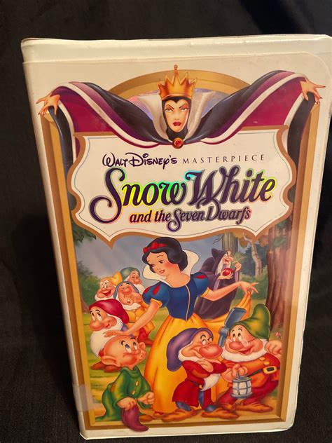 Snow White Vhs Snow White And The Seven Dwarfs Masterpiece Vhs Walt