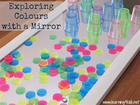 Exploring Colours With A Mirror Learning 4 Kids