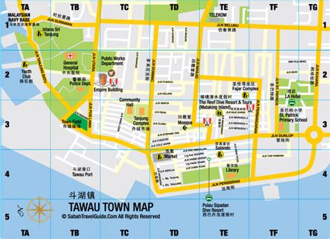 Tawau City Map Sabah Travel Guide Ultimate Travel Guide Sabah