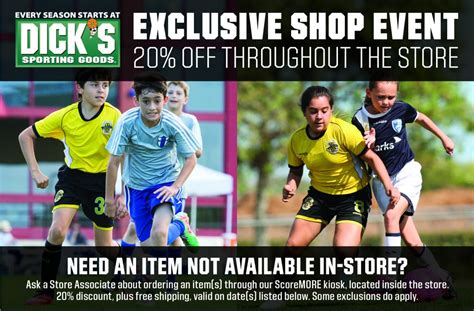 Dick S Sporting Goods Shop Weekends Columbus Soccer Organization