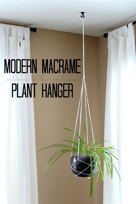 Spring Decor Modern Macrame Plant Hanger Welcome To The
