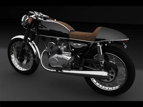 Actually, it is an innexpensive and efficient machine with a simple use: Honda CB 125 Cafe Racer (several 3D tests) - YouTube