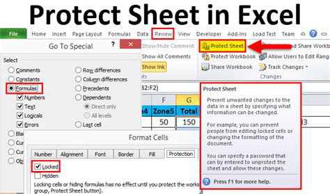 Protect Sheet In Excel How To Protect Lock Unprotect Cells Sheet