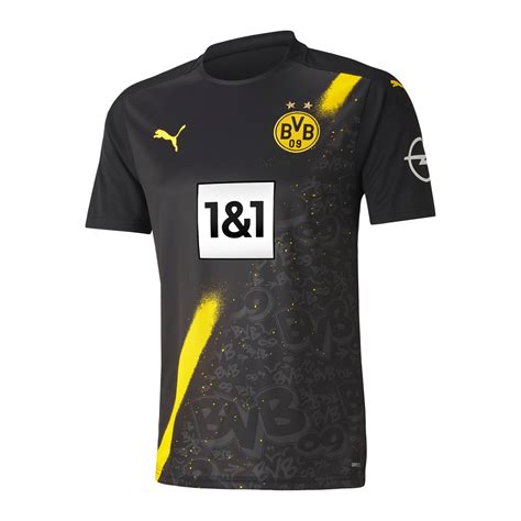 Was hat dieses design zu bedeuten? BVB Dortmund Trikot Away 2020/2021 Schwarz schwarz