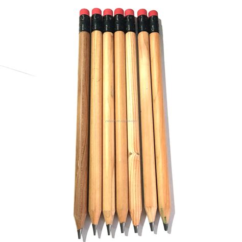 Natural Wood Round Carpenter Jumbo Pencils With Eraser Buy Round