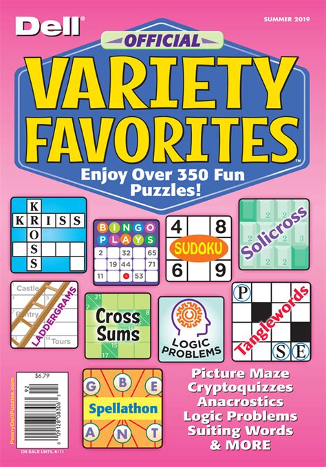 Dell Official Variety Favorites Penny Dell Puzzles