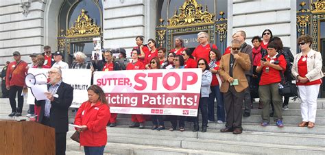 Trains would not stop at powell street or the civic center in san francisco due to a civil. SF nurses, patients' families protest pending closure of ...