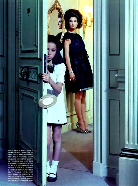 ♥♥♥ Bianca Balti And Her Daughter By Miles Aldridge For Vogue Italia