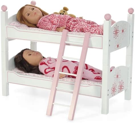 Amazonsmile 18 Inch Doll Bunk Beds For American Girl Dolls 2 Single