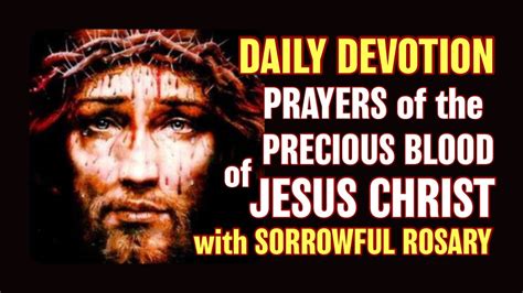 Tuesday And Friday Daily Devotion Of The Precious Blood Of Jesus Christ