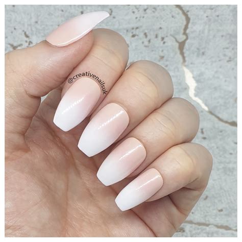 Nude French Ombre Press On False Nails Creative Nails