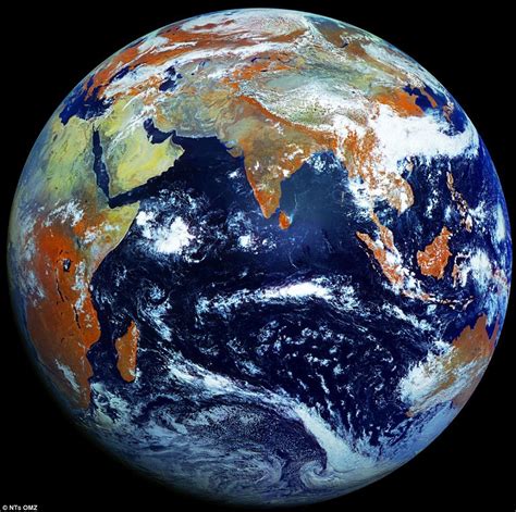 Earth In One Take Stunning Picture By Russian Weather Satellite Shows