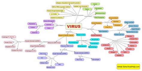 Mind Map Biological Classification Acadhelp