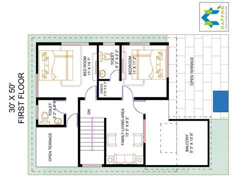 4 Bhk Duplex House Plan