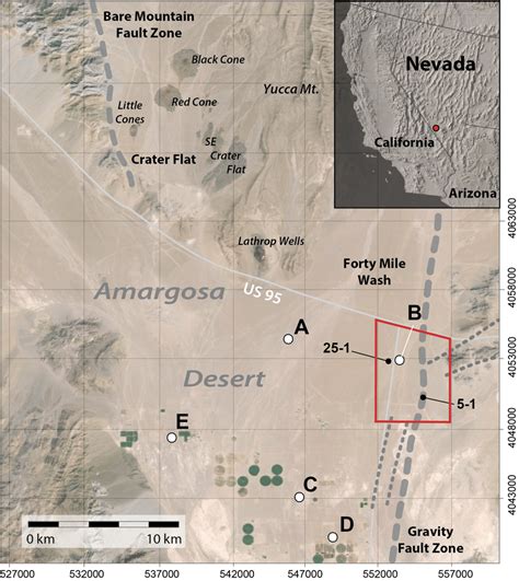 Survey Area Is Located In The Amargosa Desert Near The Southern Tip Of