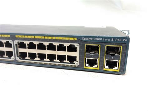 Cisco Catalyst 2960 Ws C2960 24pc S Si Poe 24 Ports Ethernet Switch Ebay