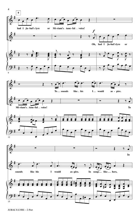 Jubals Lyre Sheet Music By G F Handel Sku 08746869 Stantons