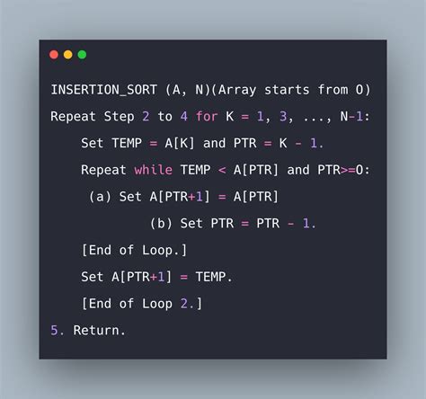 Insertion Sort In Java Example | Java Insertion Sort Program