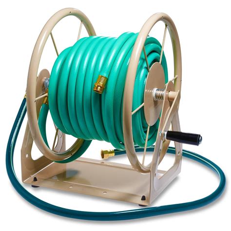 Liberty Garden Products 3 In 1 Garden Hose Reel With 200 Foot Hose