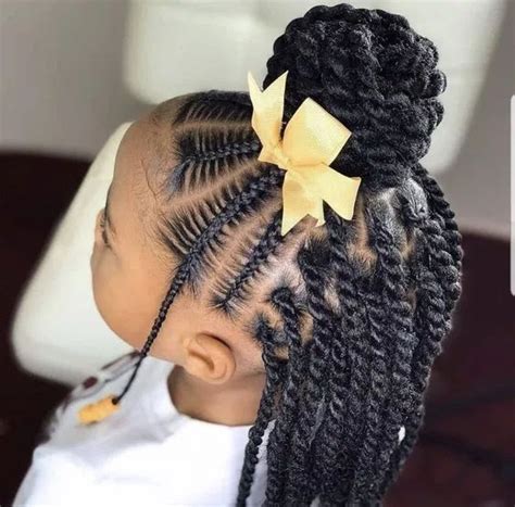 40 Easy Cornrows Protective Hairstyles For Black Girls Age 4 12 Black