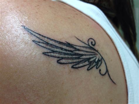 New Angel Wing Tribal Tattoos Tattoos Skull Subtle Tattoos Feather Tattoos Wrist Tattoos