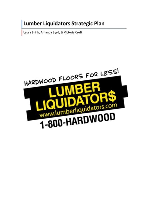 Lumber liquidator credit card activation. lumber liquidators strategic plan | Reputation | Lumber