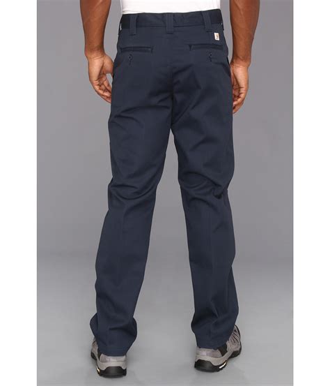 Orders over $75 ship free. Carhartt Twill Work Pant in Blue for Men | Lyst
