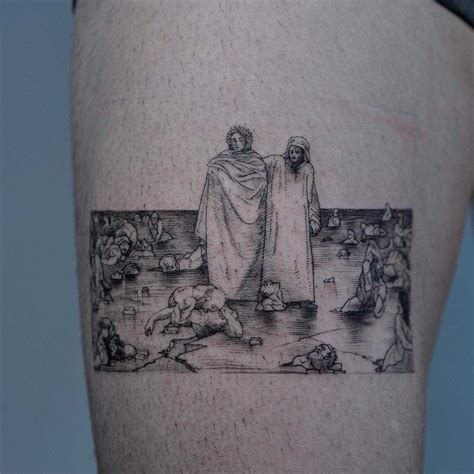 Gustave Dorés Dante Et Virgile Tattoo By Tattooist Oozy