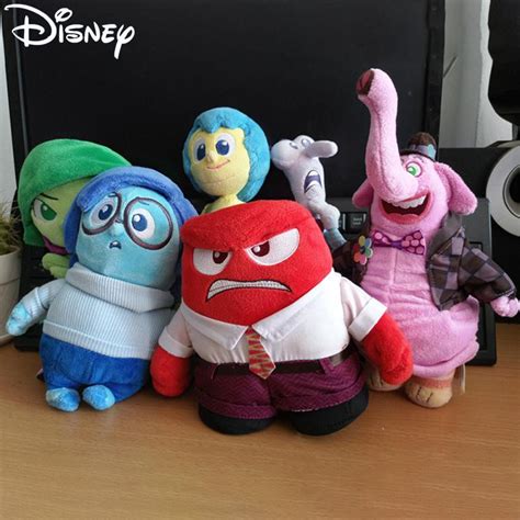 Disney Inside Out Figure Plush Dolls Cartoon Anime Toys Joy Anger