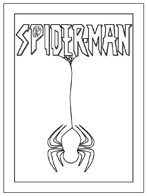 Spiderman kleurplaten
