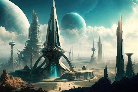 Future Of Human Civilization In Distant Future Futuristic Virtual World