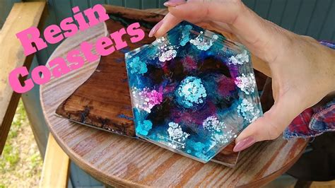 How To Make An Epoxy Resin Coaster With Alcohol Ink Diy Youtube