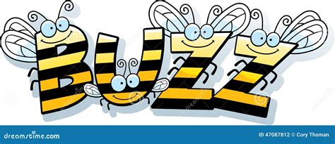 Cartoon Bee Buzz Stock Vector Illustration Of Cartoon 47087812