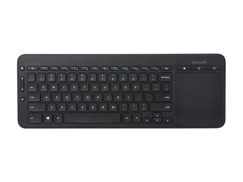 Microsoft Wireless All In One Media Keyboard N9z 00001 Black