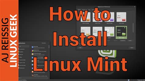 How To Install Linux Mint Tutorial Youtube