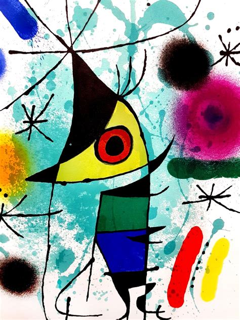 Joan Miró Joan Miro Original Abstract Lithograph At 1stdibs