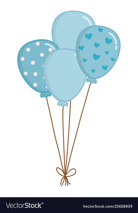 Balloon With Knot Royalty Free Vector Image Vectorstock
