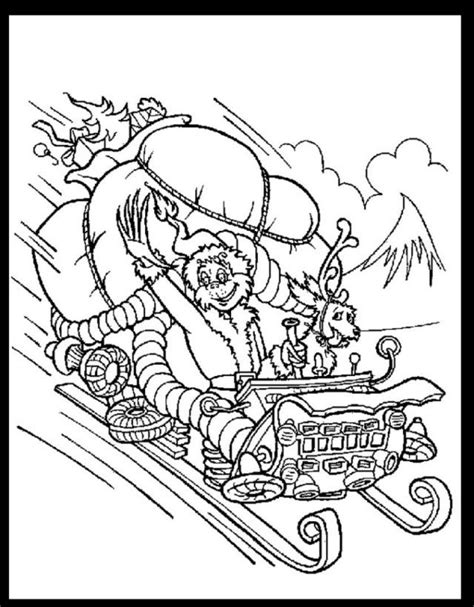 How The Grinch Stole Christmas Coloring Pages - Coloring Home